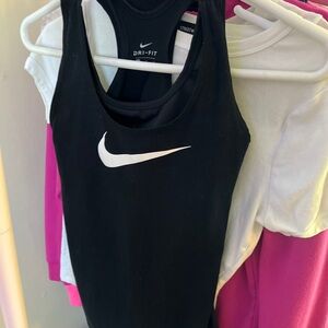 Nike Women's Black Dri-FIT Tank Top